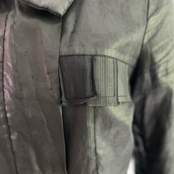 Rare Sarah Pacini coated cotton jacket with magnetic closures. Size M. - Picture 4 of 15